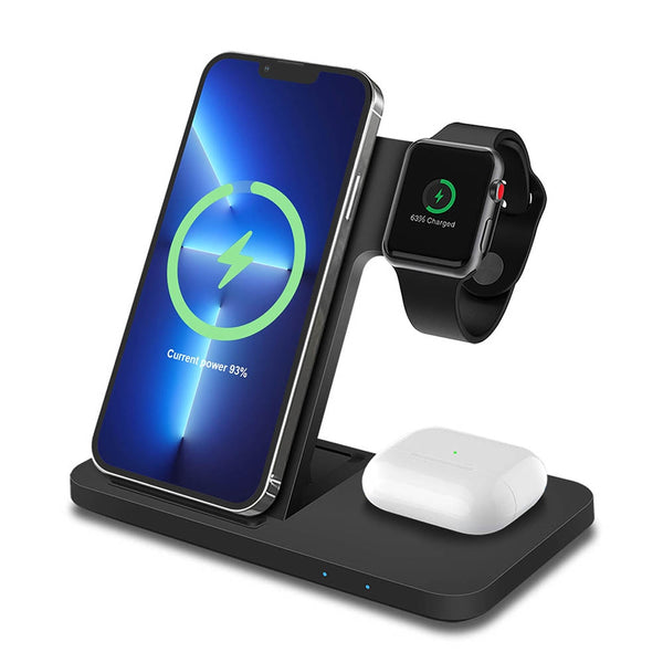 Wireless Fast Charger 15W / 3 in 1 Charging Dock Station