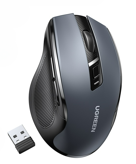 Wireless Ergonomic Mouse 4000 DPI Silent 6 Buttons